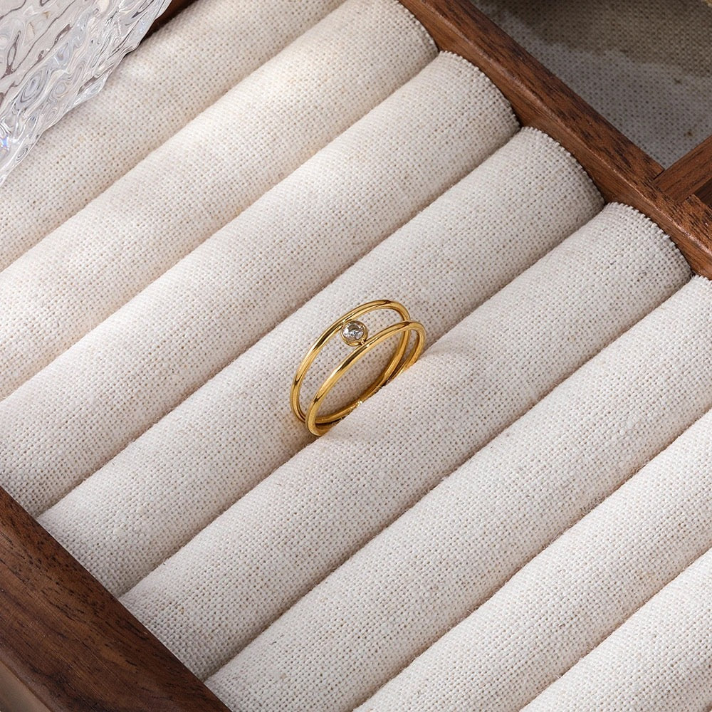 Anillo cristal
