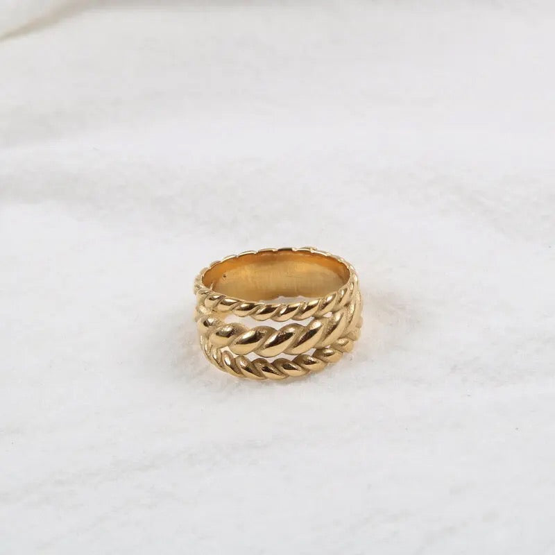 Anillo trenza