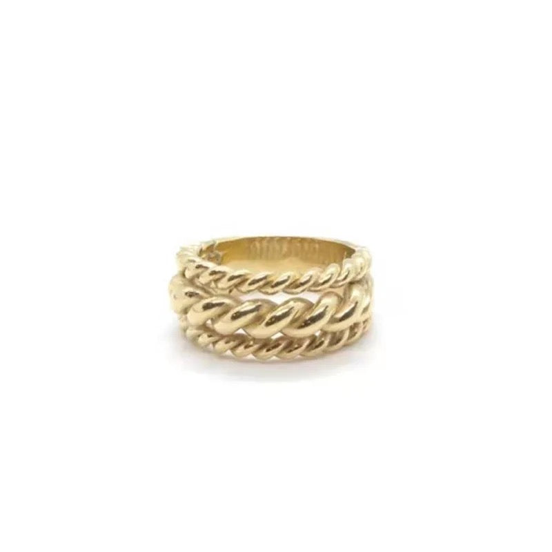 Anillo trenza